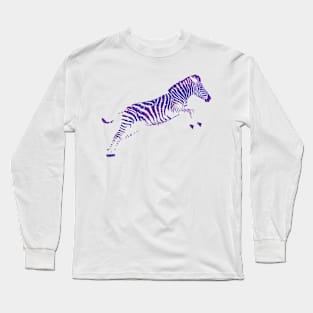 Space Zebra - Clear Long Sleeve T-Shirt